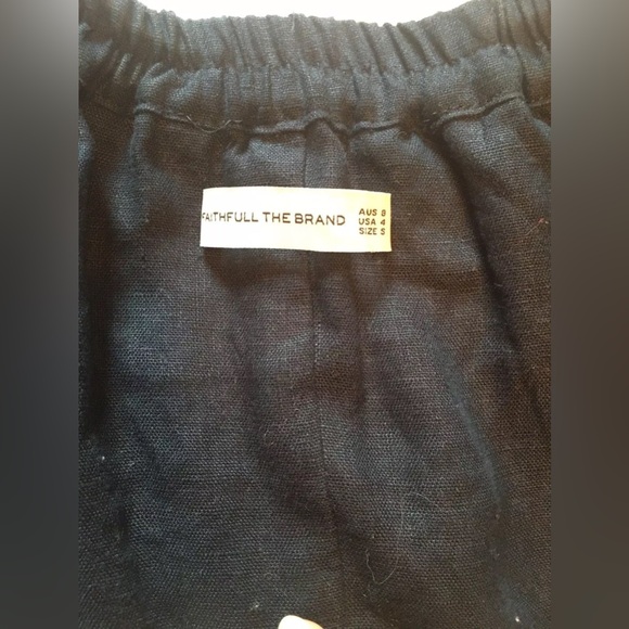 Linen Sun Dress Off-Shoulder Sayulita Sundress - Picture 7 of 12